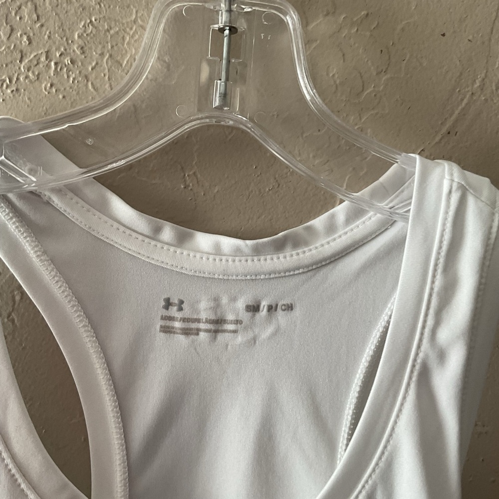 Under Armour White Women's Tank Top - Picture 2 of 6